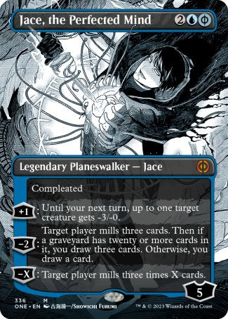 (336) Magic The Gathering Phyrexia: All Will Be One: Extras Single: Jace, the Perfected Mind (V.2) Holo Mythic