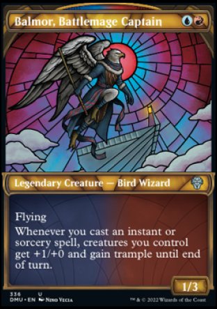 (336) Magic The Gathering Dominaria United: Extras Single: Balmor, Battlemage Captain (V.2)  Uncommon