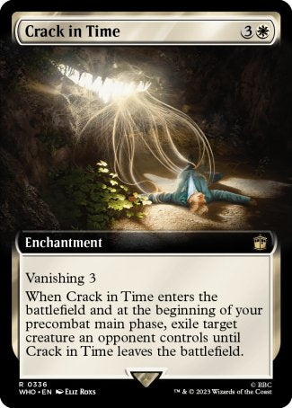 (336) Magic The Gathering Universes Beyond: Doctor Who: Extras Single: Crack in Time (V.1)  Rare