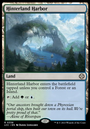 (336) Magic The Gathering Commander: The Lost Caverns of Ixalan Single: Hinterland Harbor  Rare