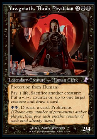 (336) Magic The Gathering Time Spiral Remastered: Extras Single: Yawgmoth, Thran Physician  Time Shifted