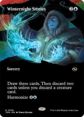 (336) Magic The Gathering Tarkir: Dragonstorm: Extras Single: Winternight Stories Holo Rare