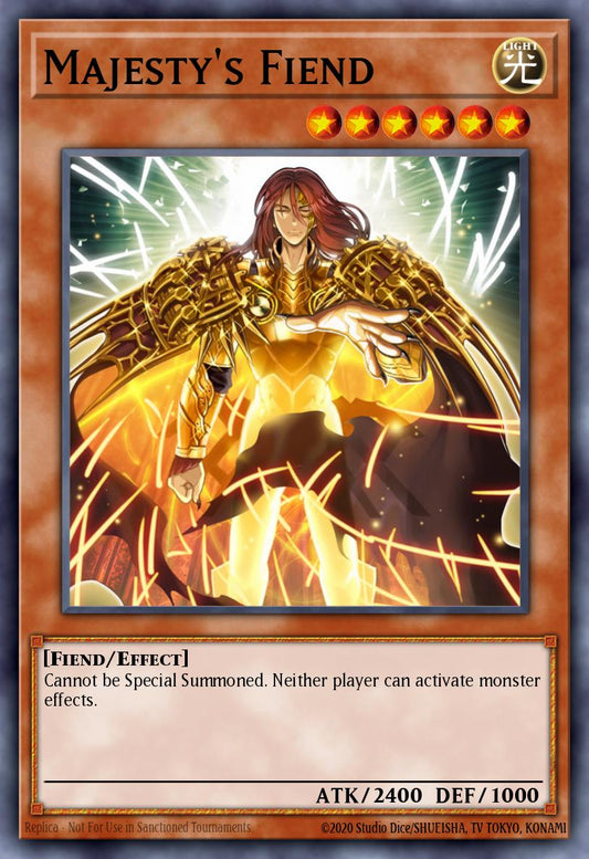 (216) YuGiOh TCG RA04: Quarter Century Stampede Single: Majesty's Fiend (V.2 - Quarter Century Secret Rare)  Quarter Century Secret Rare