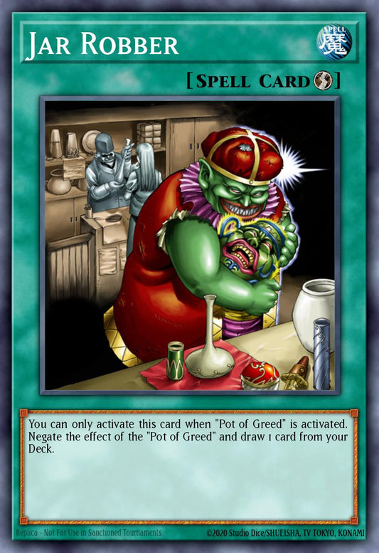 (091) YuGiOh TCG MFC: Magician's Force Single: Jar Robber  Common