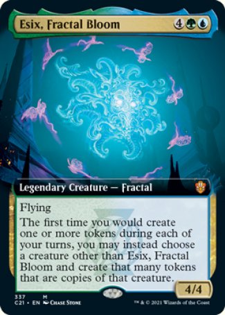 (337) Magic The Gathering Commander: Strixhaven: Extras Single: Esix, Fractal Bloom  Mythic