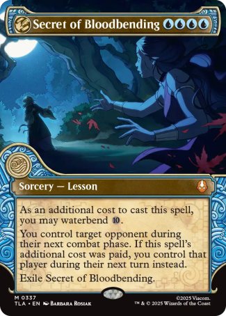 (337) Magic The Gathering Magic: The Gathering | Avatar: The Last Airbender: Extras Single: Secret of Bloodbending Holo Mythic