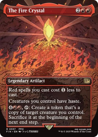 (337) Magic The Gathering Magic: The Gathering - FINAL FANTASY: Extras Single: The Fire Crystal Holo Rare