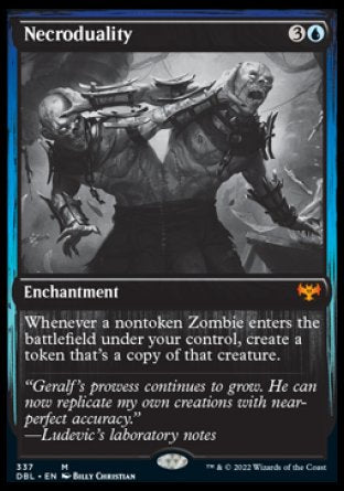 (337) Magic The Gathering Innistrad: Double Feature Single: Necroduality Holo Mythic