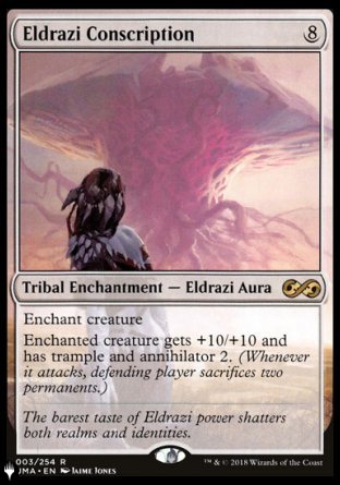 (003) Magic The Gathering The List Single: Eldrazi Conscription  Rare