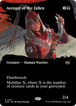 (337) Magic The Gathering Tarkir: Dragonstorm: Extras Single: Avenger of the Fallen  Rare