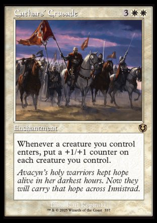(337) Magic The Gathering Innistrad Remastered: Extras Single: Cathars' Crusade (V.1)  Rare