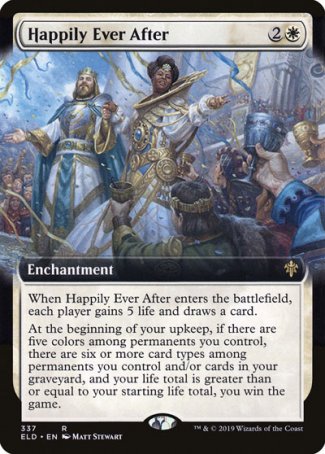 (337) Magic The Gathering Throne of Eldraine: Extras Single: Happily Ever After  Rare