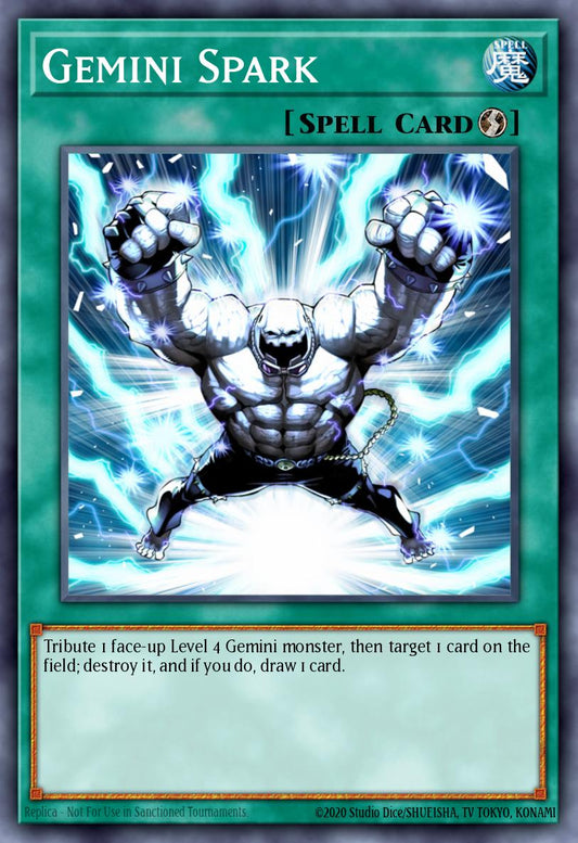 (055) YuGiOh TCG SOVR: Stardust Overdrive Single: Gemini Spark  Common