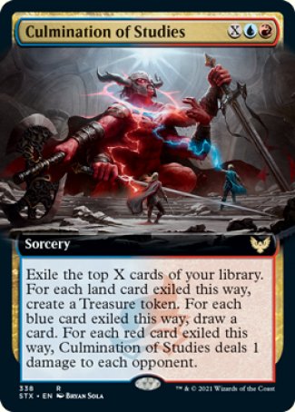 (338) Magic The Gathering Strixhaven: School of Mages: Extras Single: Culmination of Studies Holo Rare