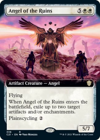 (338) Magic The Gathering Commander: Strixhaven: Extras Single: Angel of the Ruins  Rare
