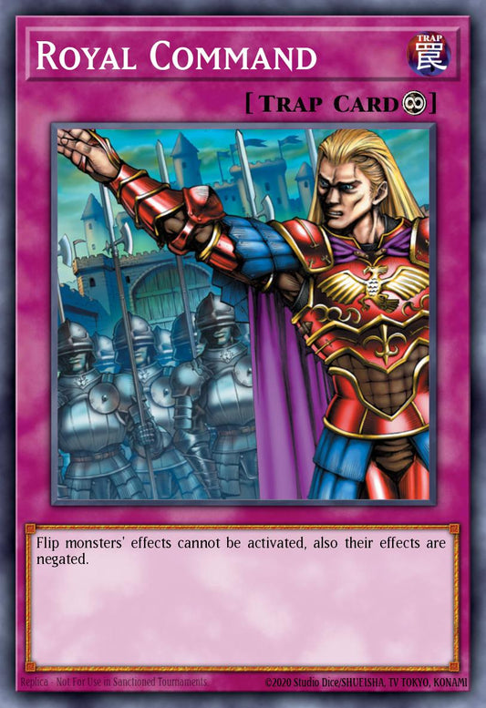 (014) YuGiOh TCG DB2: Dark Beginning 2 Single: Royal Command  Rare