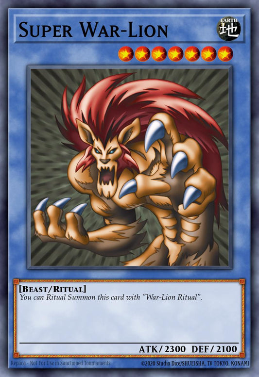 (001) YuGiOh TCG PP02: Premium Pack 2 Single: Super War-Lion (V.1 - Super Rare)  Super Rare