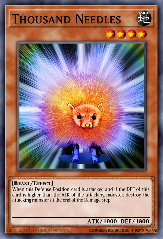 (EN028) YuGiOh TCG DCR: Dark Crisis Single: Thousand Needles (V.2 - Common)  Common