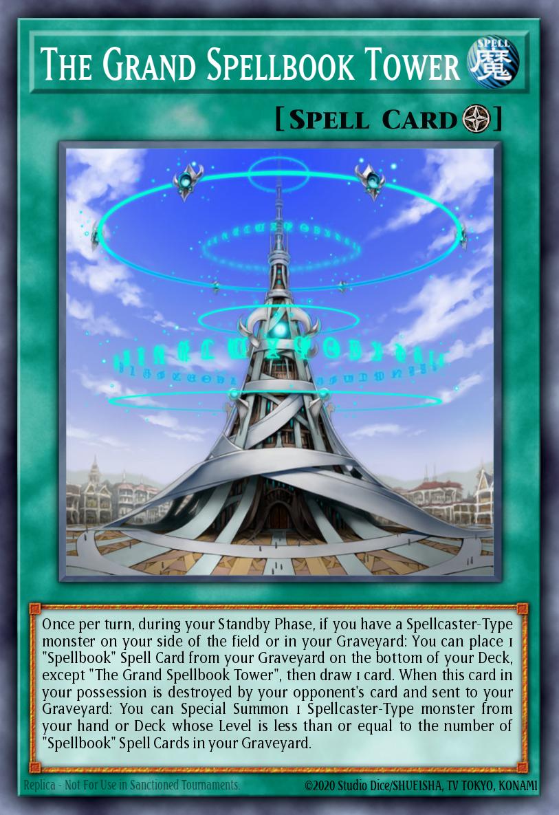 (057) YuGiOh TCG PGL2: Premium Gold 2 Single: The Grand Spellbook Tower  Gold Rare