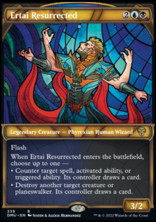 (339) Magic The Gathering Dominaria United: Extras Single: Ertai Resurrected (V.2) Holo Rare