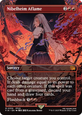 (339) Magic The Gathering Magic: The Gathering - FINAL FANTASY: Extras Single: Nibelheim Aflame  Mythic