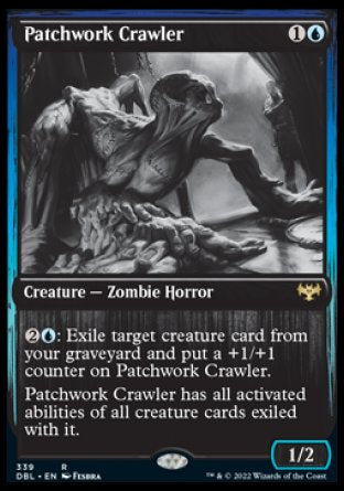 (339) Magic The Gathering Innistrad: Double Feature Single: Patchwork Crawler  Rare