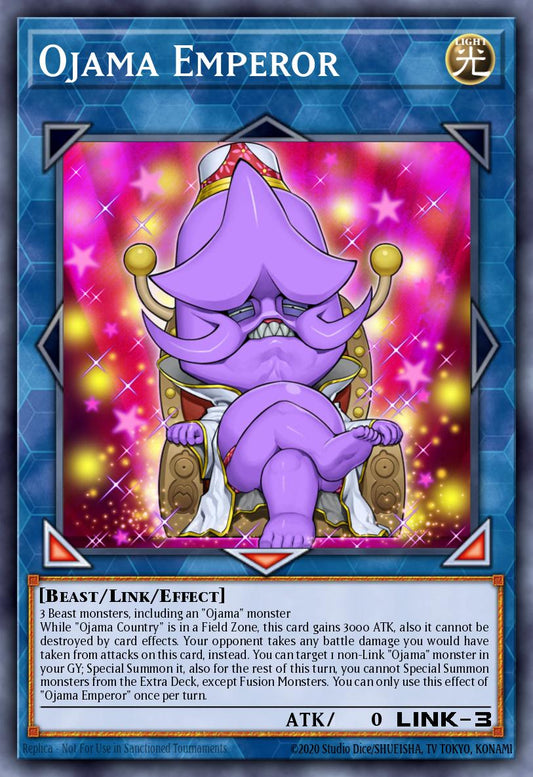 (033) YuGiOh TCG DUOV: Duel Overload Single: Ojama Emperor  Ultra Rare