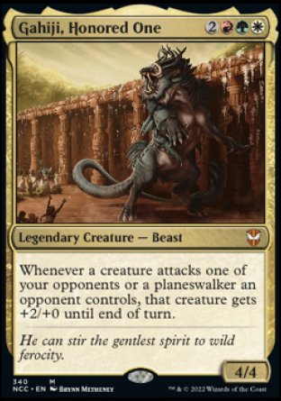 (340) Magic The Gathering Commander: Streets of New Capenna Single: Gahiji, Honored One  Mythic