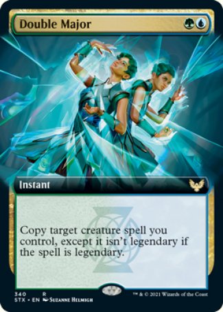(340) Magic The Gathering Strixhaven: School of Mages: Extras Single: Double Major Holo Rare