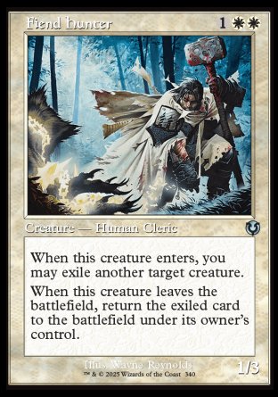 (340) Magic The Gathering Innistrad Remastered: Extras Single: Fiend Hunter  Uncommon