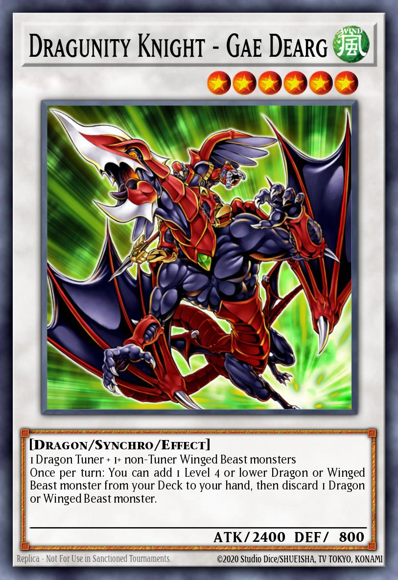(163) YuGiOh TCG HAC1: Hidden Arsenal: Chapter 1 Single: Dragunity Knight - Gae Dearg (V.1 - Common)  Common
