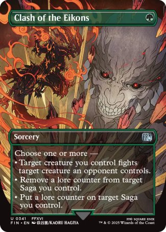 (341) Magic The Gathering Magic: The Gathering - FINAL FANTASY: Extras Single: Clash of the Eikons  Uncommon