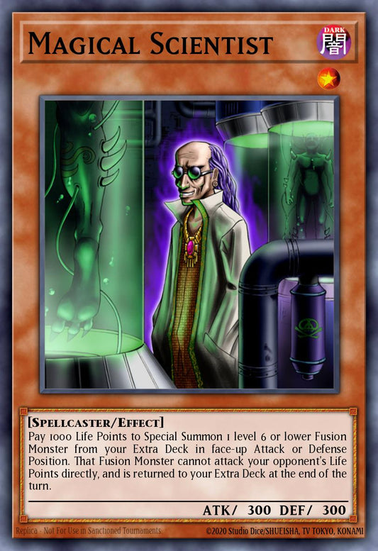 (073) YuGiOh TCG MFC: Magician's Force Single: Magical Scientist  Common
