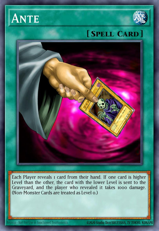 (034) YuGiOh TCG MFC: Magician's Force Single: Ante  Rare