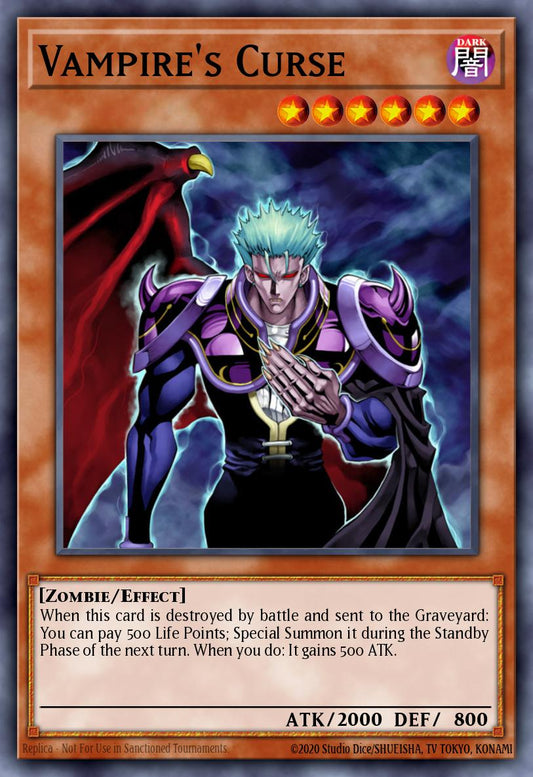 (204) YuGiOh TCG LCJW: Legendary Collection 4: Mega Pack Single: Vampire's Curse  Common