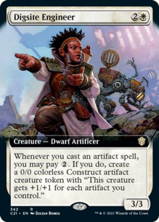 (342) Magic The Gathering Commander: Strixhaven: Extras Single: Digsite Engineer  Rare