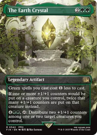 (342) Magic The Gathering Magic: The Gathering - FINAL FANTASY: Extras Single: The Earth Crystal  Rare