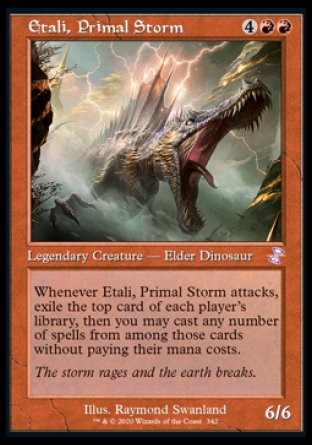(342) Magic The Gathering Time Spiral Remastered: Extras Single: Etali, Primal Storm  Time Shifted