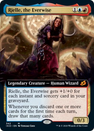 (342) Magic The Gathering Ikoria: Lair of Behemoths: Extras Single: Rielle, the Everwise  Mythic
