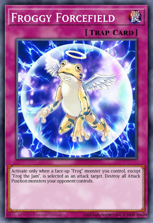 (073) YuGiOh TCG LODT: Light of Destruction Single: Froggy Forcefield (V.1 - Rare)  Rare
