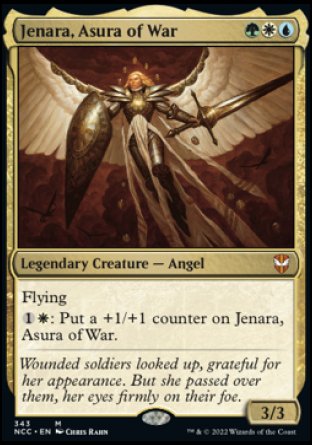 (343) Magic The Gathering Commander: Streets of New Capenna Single: Jenara, Asura of War Holo Mythic