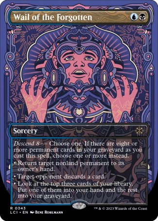 (343) Magic The Gathering The Lost Caverns of Ixalan: Extras Single: Wail of the Forgotten Holo Rare