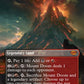 (343) Magic The Gathering The Lord of the Rings: Tales of Middle-earth: Extras Single: Mount Doom Holo Mythic