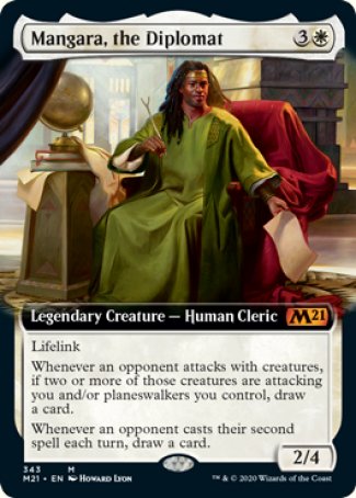 (343) Magic The Gathering Core 2021: Extras Single: Mangara, the Diplomat  Mythic