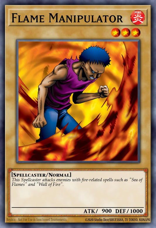 (001) YuGiOh TCG LCJW: Legendary Collection 4: Mega Pack Single: Flame Manipulator  Common