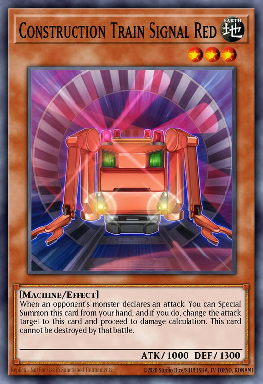 (040) YuGiOh TCG DLCS: Dragons of Legend: The Complete Series Single: Construction Train Signal Red  Common