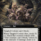 (344) Magic The Gathering Wilds of Eldraine: Extras Single: Tangled Colony Holo Rare