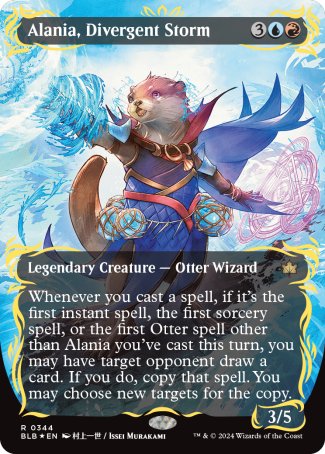 (344) Magic The Gathering Bloomburrow: Extras Single: Alania, Divergent Storm (V.2)  Rare