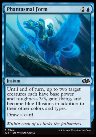 (344) Magic The Gathering Foundations Jumpstart Single: Phantasmal Form  Common