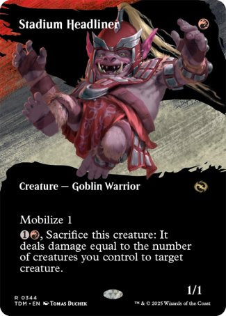 (344) Magic The Gathering Tarkir: Dragonstorm: Extras Single: Stadium Headliner  Rare